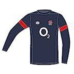 Umbro England Rugby Contact Training Jersey Long Sleeve Navy Mens