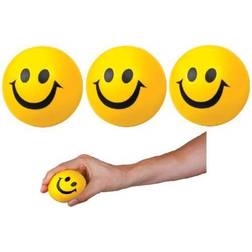 TOBAR 3 Happy Smile Face Foam Balls Fidget Stress Toy