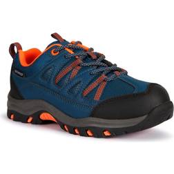 Trespass Kid's Walking Shoes Waterproof Low Cut Gillon II - Petrol