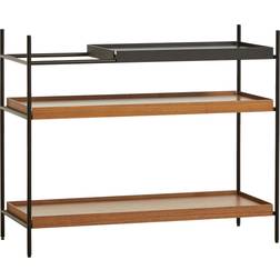 Woud Tray low Shelving System