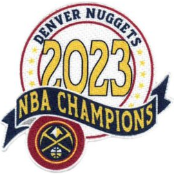 Emblem Source Denver Nuggets 2023 NBA Finals Champions Bragging Rights Fan Patch