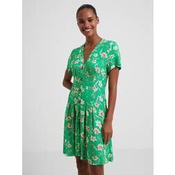 French Connection Women's Camille Meadow V Neck Dress Green