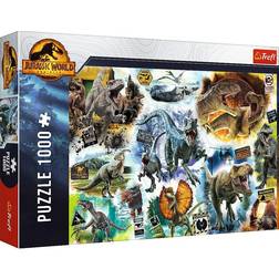 Trefl Jurassic World: Dominion on The Traces of Dinosaurs 1000 Pieces