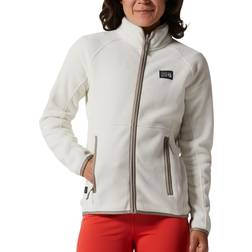 Mountain Hardwear Women's Polartec Double Brushed Full Zip Jacket- Grey