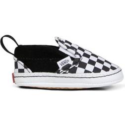 Vans Infant Checkerboard Slip-On V Crib - Black/True White