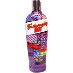 Pro Tan fashionably hot heated natural bronzer tingle sunbed lotion