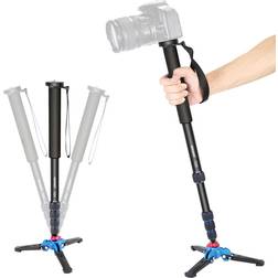 Neewer extendable camera monopod with removable foldable tripod