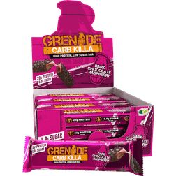 Grenade Dark Chocolate Raspberry Protein Bar 60g 12 pcs