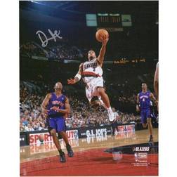 Damon Stoudamire Portland Trail Blazers Autographed x Lay Up vs. Toronto Raptors Photograph