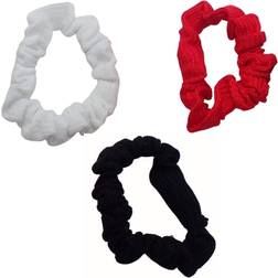 Accessories 3 Colour Hair Scrunchies Elastic Hair Bands Pony O Pony O Ponytail Band