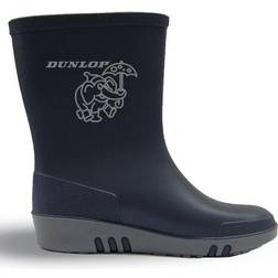 Dunlop Childrens/kids Elephant Wellington Boots blue/grey