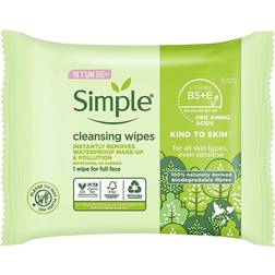 Simple Kind To Skin Cleansing Facial Wipes 25-pack