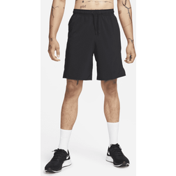 Nike Men's Unlimited Dri-FIT 9" Unlined Versatile Shorts in Black/Black Polyester/Spandex Black/Black/Black