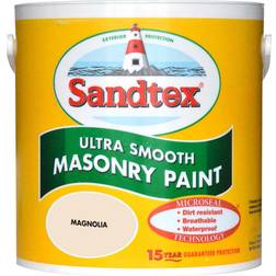 Sandtex Ultra Smooth Masonry Paint Magnolia