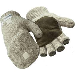 Refrigwear thinsulate insulated wool convertible mitten fingerless glovesxl