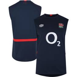 Umbro England Rugby Training Sleeveless T-Shirt Navy Mens
