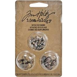Tim Holtz idea-ology hitch fasteners 12 sets th92731