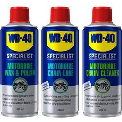 WD-40 Specialist Bundle, Chain Cleaner, Lube, Wax & Polish Each 400ml