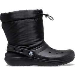 Crocs Kid's Classic Lined Neo Puff Boots - Black