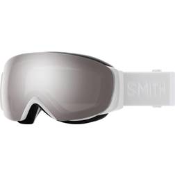Smith I/O MAG White Vapor ChromaPop Sun Platinum Mirror ChromaPop Storm Blue Sensor Mirror Goggles White Vapor