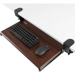 Vivo Small Keyboard Tray, Desk Pull Out Sturdy C Clamp