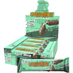 Grenade Dark Chocolate Mint Protein Bar 60g 12 pcs