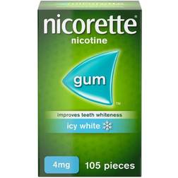Nicorette Icy White 4mg 105pcs Chewing Gum