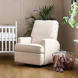 OBaby Madison Swivel Glider Recliner Chair Oatmeal, Oatmeal