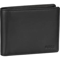 Hugo Boss Asolo Leather Billfold Wallet with Logo Coin Pocket