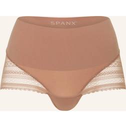 Spanx Undietectable Illusion Lace Hipster Cafe Au Lait Women's Underwear Pink Regular