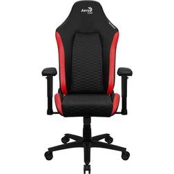 AeroCool Crown Nobility Series Gaming Chair - Black/Red