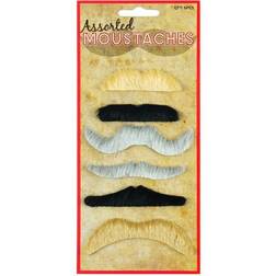 Henbrandt Assorted Coloured Moustaches