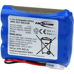 Ansmann 2447-3031-01 battery pack li-ion 3s1p 11.1v 2600mah