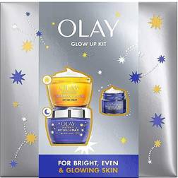 Olay Vitamin C + AHA 24 and Retinol 24 Set with Retinol Max Night Eye Cream