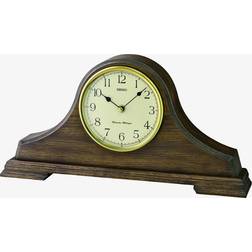 Seiko Wooden Oak Finish Napoleon Battery Chime Mantel Wall Clock