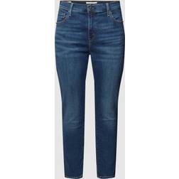 Levi's Plus PLUS Skinny Fit Jeans im 5-Pocket-Design in Dunkelblau, Größe