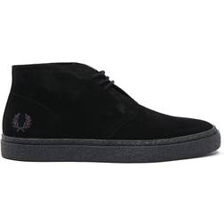 Fred Perry Hawley Suede Boots Black