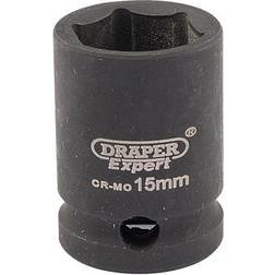Draper Expert 15mm 3/8" Square Hi-Torq Point Head Socket Wrench