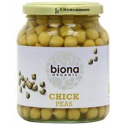 Biona organic chick peas -in glass jars 350g 3