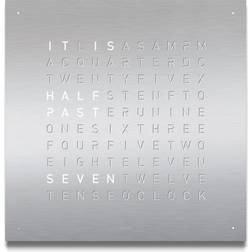Qlocktwo Classic Stainless Steel 45cm Wall Clock