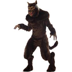Morris Deluxe Werewolf Costume for Adults Brown