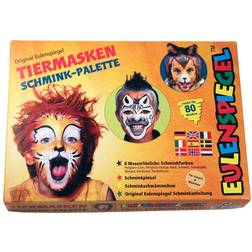 Eulenspiegel schmink-palette animal mask with schmink-anleitung for approx