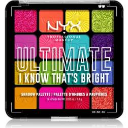 NYX Professional Makeup Ultimate Shadow Palette Vegan I Know That's Bright