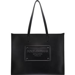 Dolce & Gabbana Calfskin Shopper Bag - Black