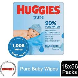 Huggies pure baby wipes pack of 56