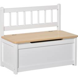 Homcom 2 in 1 Wooden Toy Box