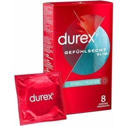 Durex Passion & Love Condoms Thin feel slim fit 8 Stk