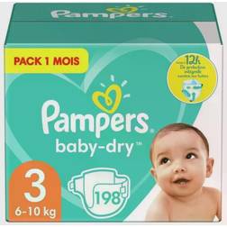 Pampers Baby-Dry Size 3, 6-10kg, 198pcs