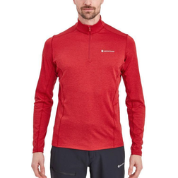 Montane Men's Dart Zip Neck T-shirt - Acer Red