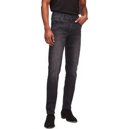7 For All Mankind Slimmy Tapered Luxe Performance Plus Jeans - Washed Black